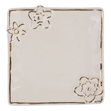 Square floral trinket tray