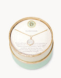 Survivor Coin Pearl Sea la Vie Necklace