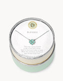 Blessed sea foam clover sil