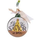 Savior is Born Puff Ornament