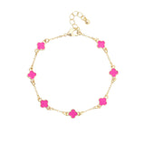 Margaret Dainty Clover Bracelet