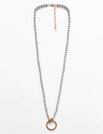 Coco gold gray necklace