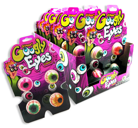 Gummy googly eyes