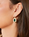 Chateau Earrings Dark Green