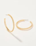 Telfair hoop earrings gold