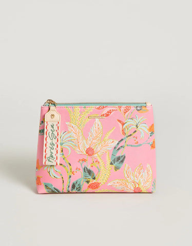 Aprés sea bag Tropical floral pink