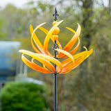 Yellow Lotus Wind Spinner (Pickup Only)