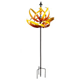 Yellow Lotus Wind Spinner (Pickup Only)