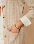 Lila Stretch Bracelet Bronze