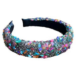 Gunmetal All that glitters headband