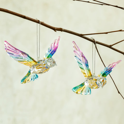 Acrylic Hummingbird Hanging decor