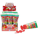 Smarties Squeeze candy in display