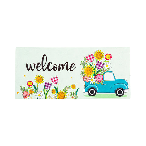 Flower truck switch mat