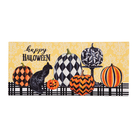 Happy Halloween Balck cat switch mat