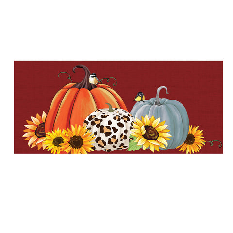 Animal print pumpkin switch mat