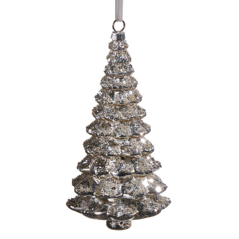 7" Sparkle tree ornament
