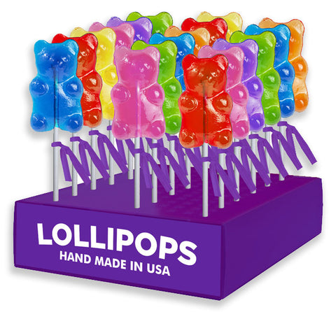 Melville sugar bear lollipops