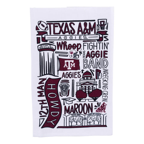 Texas A&M College Tea Towel