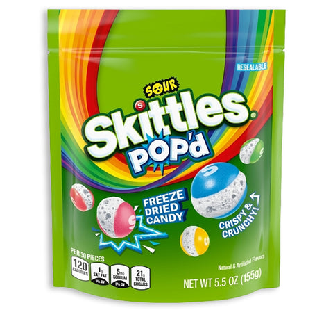 Skittles Sour Freeze Dried Peg Bag