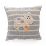 Hippo Pillow Crocheted