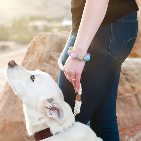 Walk the Dog keychain