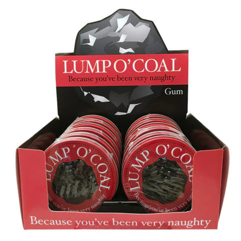 Lump of Coal bubblegum tin