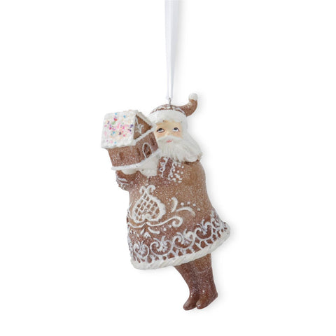 Gingerbread Santa Ornament