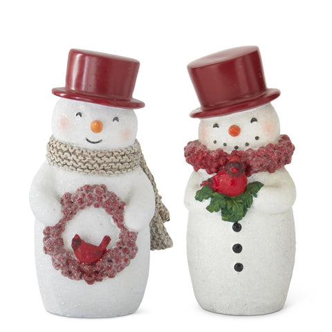 Glittered Snowmen