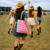 Let's go Girls tote bag