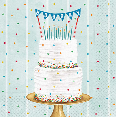 Cake and Confetti Cocktail napkin