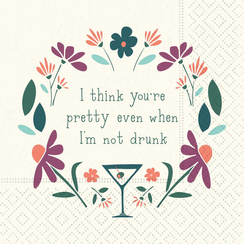 Think you're pretty cocktail napkins
