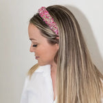 Pink & Silver all that glitters headband