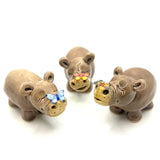Small Ceramic Hippo