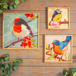 Birds Square Wall Decor