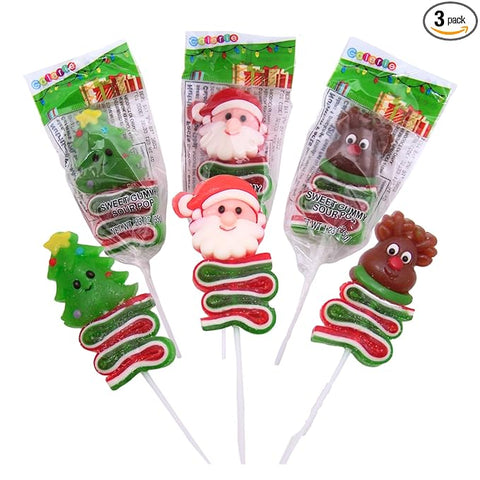 Christmas sour gummy kabob