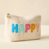 Teddy Pouch - HAPPY