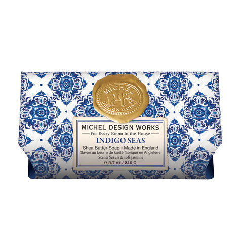 Indigo seas lg bath soap bar