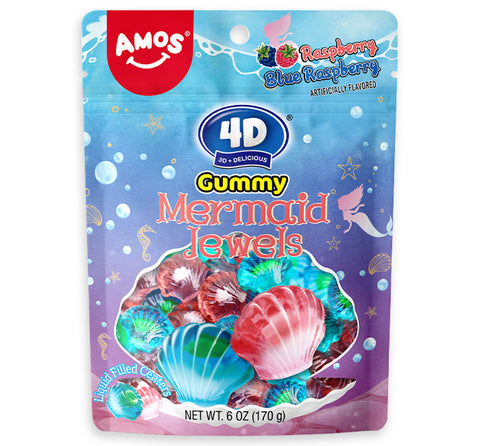 Amos 4D mermaid jewel gummy