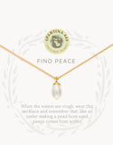 Find Peace Gold Sea la Vie Necklace