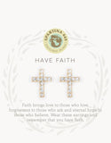 Faith/cross earrrings