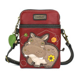 Hippo Cell phone crossbody purse