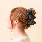 Satin Bow Clip