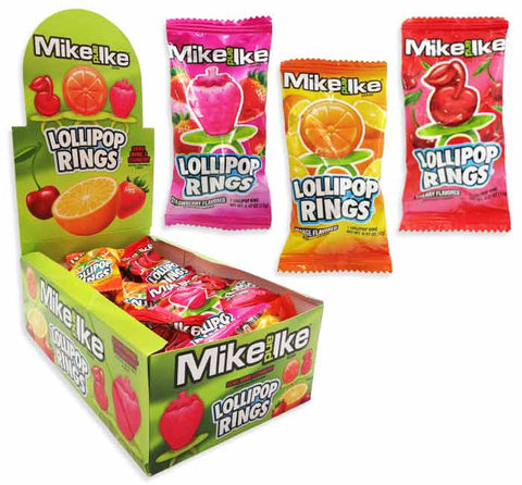 Mike and Ike Lollipop rings