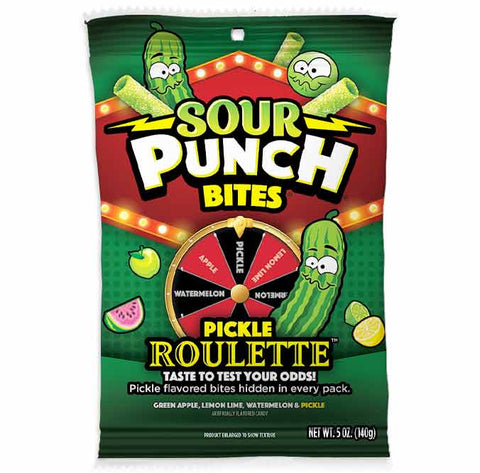 Sour Punch Bites pickle Roulette