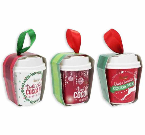 Too good Holiday cups with cocoa ornaments