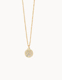 Animal paw gold necklace