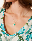 Petite Chateau Necklace Ocean Green