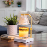 GOLD LUNA CANDLE WARMER LAMP
