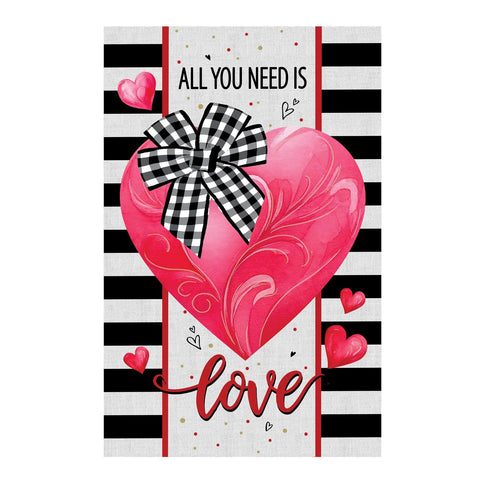All You Need is Love Garden Flag