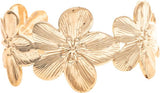 Hibiscus Flower Cuff Bracelet